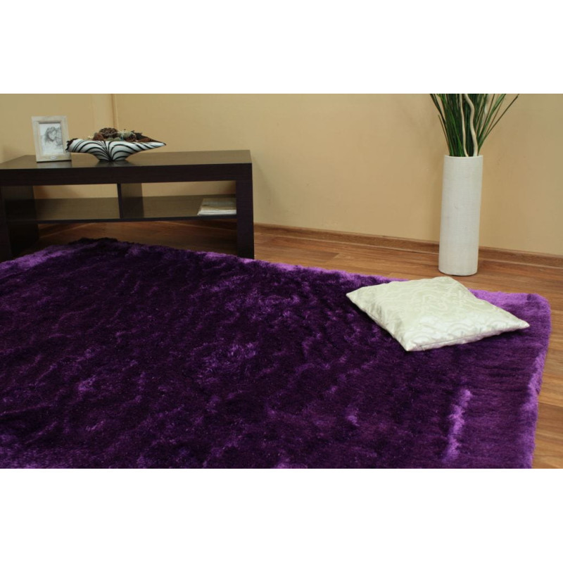 Dywan Shaggy Silk fiolet