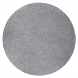 Dywan SOFTY koło Jednolity, jednokolorowy szary koło 200cm