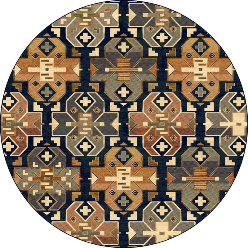 Dywan Dywilan Superior Dias Navy Koło