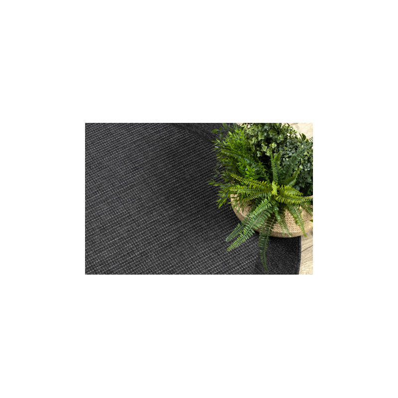 Dywan TIMO 5000 koło SZNURKOWY SIZAL outdoor ramka czarny koło 150cm Dywan TIMO 5000 koło SZNURKOWY SIZAL outdoor ramka czarny koło 150cm