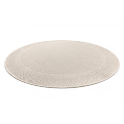 Dywan TIMO 5979 koło SZNURKOWY SIZAL outdoor ramka beż koło 200cm