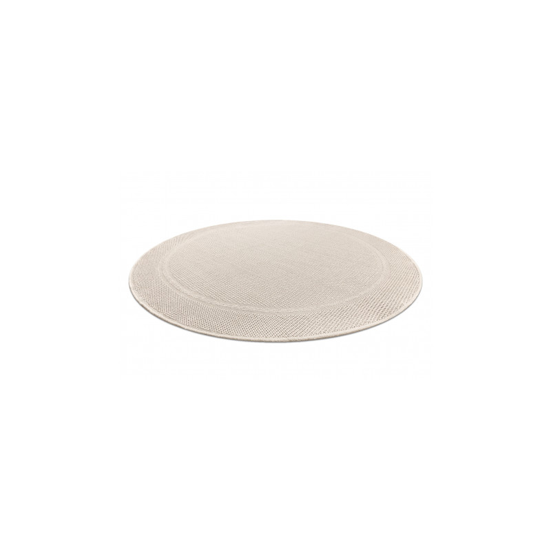 Dywan TIMO 5979 koło SZNURKOWY SIZAL outdoor ramka beż koło 200cm