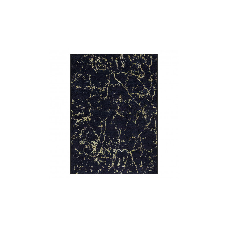 Dywan do prania MIRO 52003.803 Marmur antypoślizgowy - czarny 80x150cm