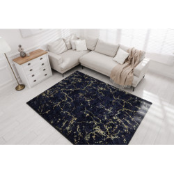 Dywan do prania MIRO 52003.803 Marmur antypoślizgowy - czarny 200x290cm