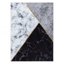 Dywan do prania MIRO 51330.804 Marmur, geometryczny antypoślizgowy - szary 120x170cm