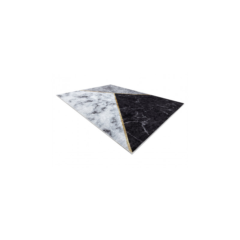 Dywan do prania MIRO 51330.804 Marmur, geometryczny antypoślizgowy - szary 160x220cm Dywan do prania MIRO 51330.804 Marmur, geometryczny antypoślizgowy - szary 160x220cm
