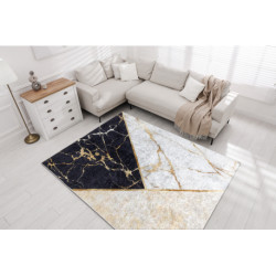 Dywan do prania MIRO 52103.801 Marmur, geometryczny antypoślizgowy - złoty 80x150cm Dywan do prania MIRO 52103.801 Marmur, geometryczny antypoślizgowy - złoty 80x150cm