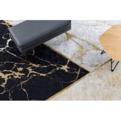 Dywan do prania MIRO 52103.801 Marmur, geometryczny antypoślizgowy - złoty 120x170cm Dywan do prania MIRO 52103.801 Marmur, geometryczny antypoślizgowy - złoty 120x170cm