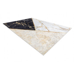 Dywan do prania MIRO 52103.801 Marmur, geometryczny antypoślizgowy - złoty 200x290cm