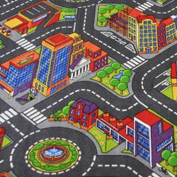 Wykładzina dywanowa dziecięca AW Big City