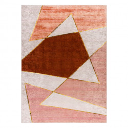 Dywan do prania MIRO 52097.802 Geometryczny antypoślizgowy - różowy 120x170cm