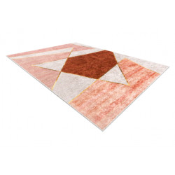 Dywan do prania MIRO 52097.802 Geometryczny antypoślizgowy - różowy 120x170cm Dywan do prania MIRO 52097.802 Geometryczny antypoślizgowy - różowy 120x170cm