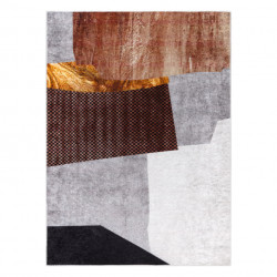 Dywan do prania MIRO 52100.801 Geometryczny antypoślizgowy - szary 160x220cm