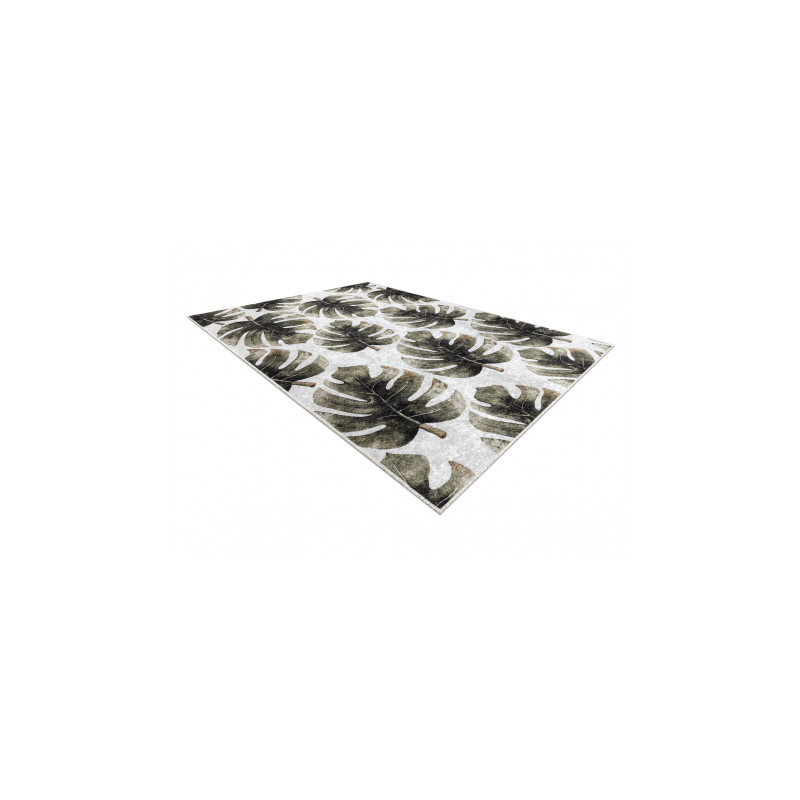 Dywan do prania MIRO 52102.801 Liście Monstera antypoślizgowy - zielony 80x150cm Dywan do prania MIRO 52102.801 Liście Monstera antypoślizgowy - zielony 80x150cm