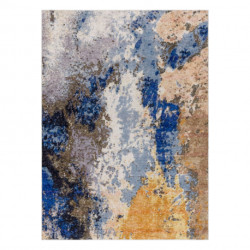 Dywan do prania MIRO 51774.802 Abstrakcja antypoślizgowy - niebieski / beż 140x190cm
