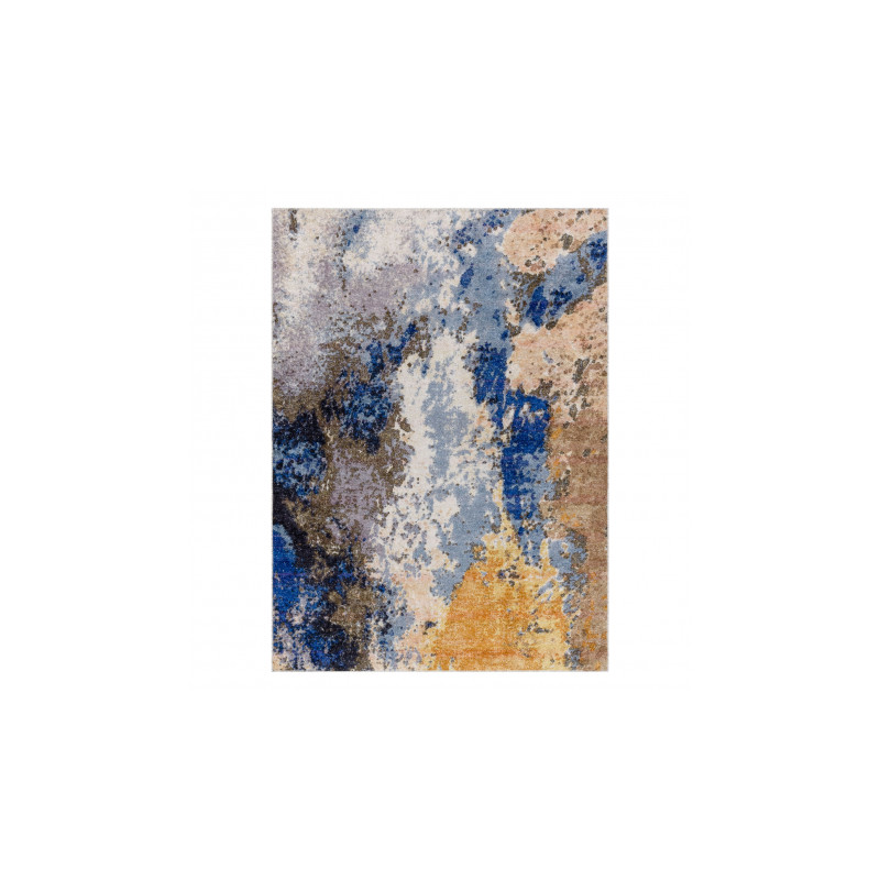 Dywan do prania MIRO 51774.802 Abstrakcja antypoślizgowy - niebieski / beż 140x190cm