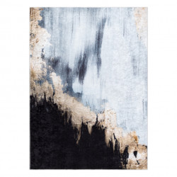 Dywan do prania MIRO 51573.802 Abstrakcja antypoślizgowy - niebieski / złoty 120x170cm