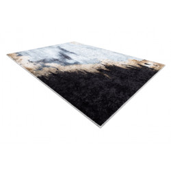 Dywan do prania MIRO 51573.802 Abstrakcja antypoślizgowy - niebieski / złoty 200x290cm