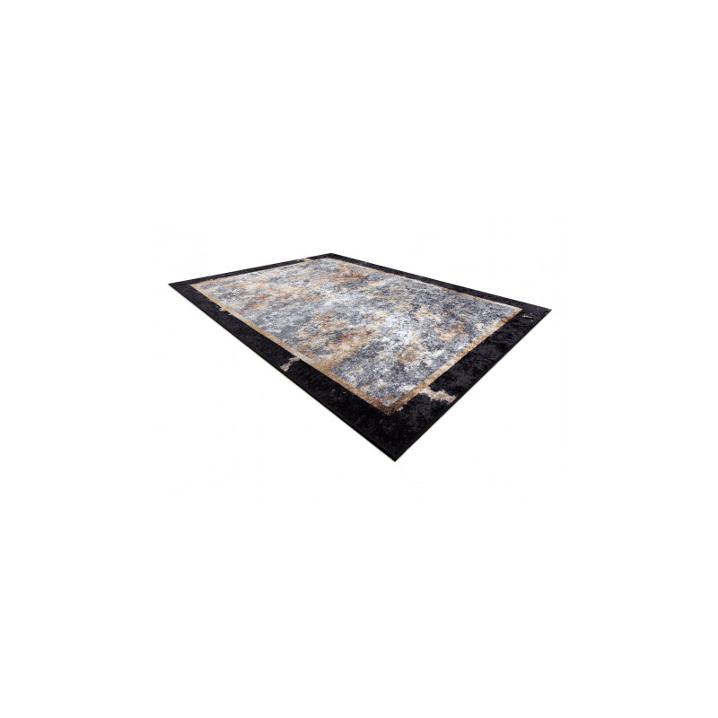 Dywan do prania MIRO 51328.804 Abstrakcja antypoślizgowy - szary / złoty 80x150cm
