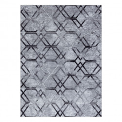 Dywan do prania MIRO 51805.803 Geometryczny, kratka antypoślizgowy - szary 120x170cm