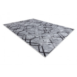 Dywan do prania MIRO 51805.803 Geometryczny, kratka antypoślizgowy - szary 120x170cm