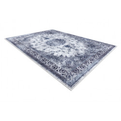 Dywan do prania MIRO 51822.812 Rozeta, ramka antypoślizgowy - granat 160x220cm Dywan do prania MIRO 51822.812 Rozeta, ramka antypoślizgowy - granat 160x220cm
