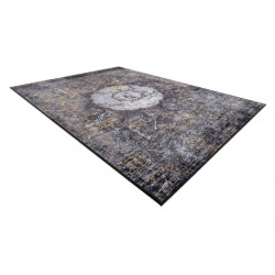 Dywan do prania MIRO 51453.805 Rozeta, vintage antypoślizgowy - szary 80x150cm