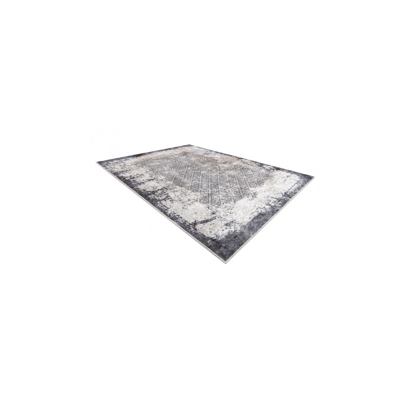Dywan do prania MIRO 51864.804 Vintage, kratka antypoślizgowy - szary 80x150cm