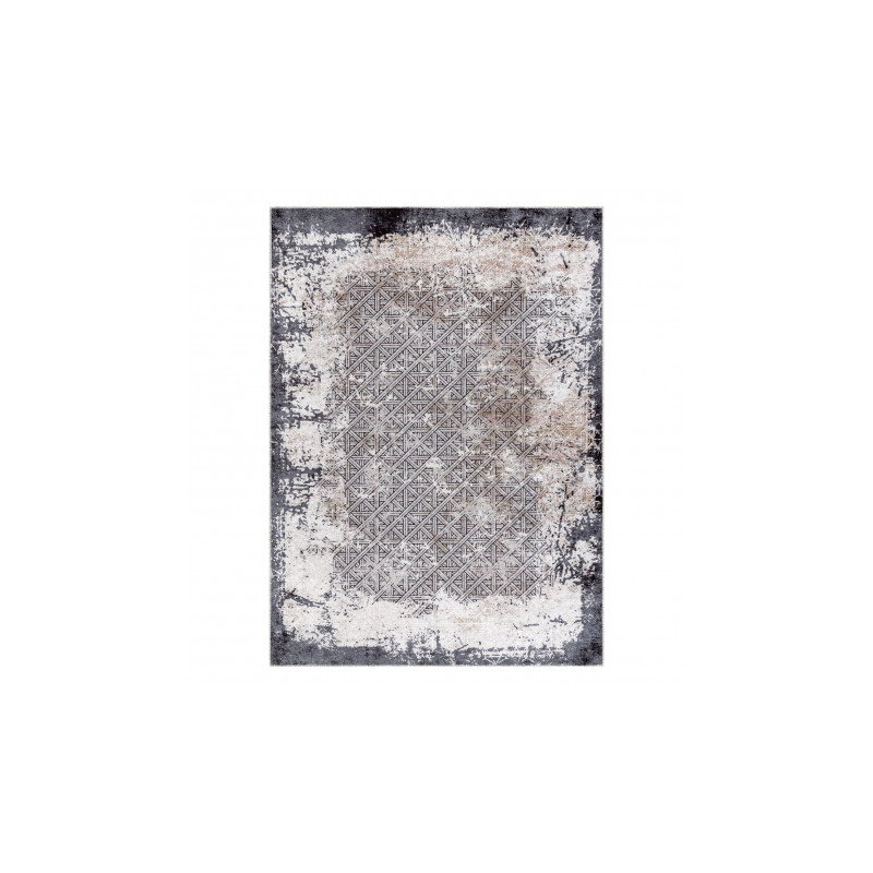 Dywan do prania MIRO 51864.804 Vintage, kratka antypoślizgowy - szary 160x220cm