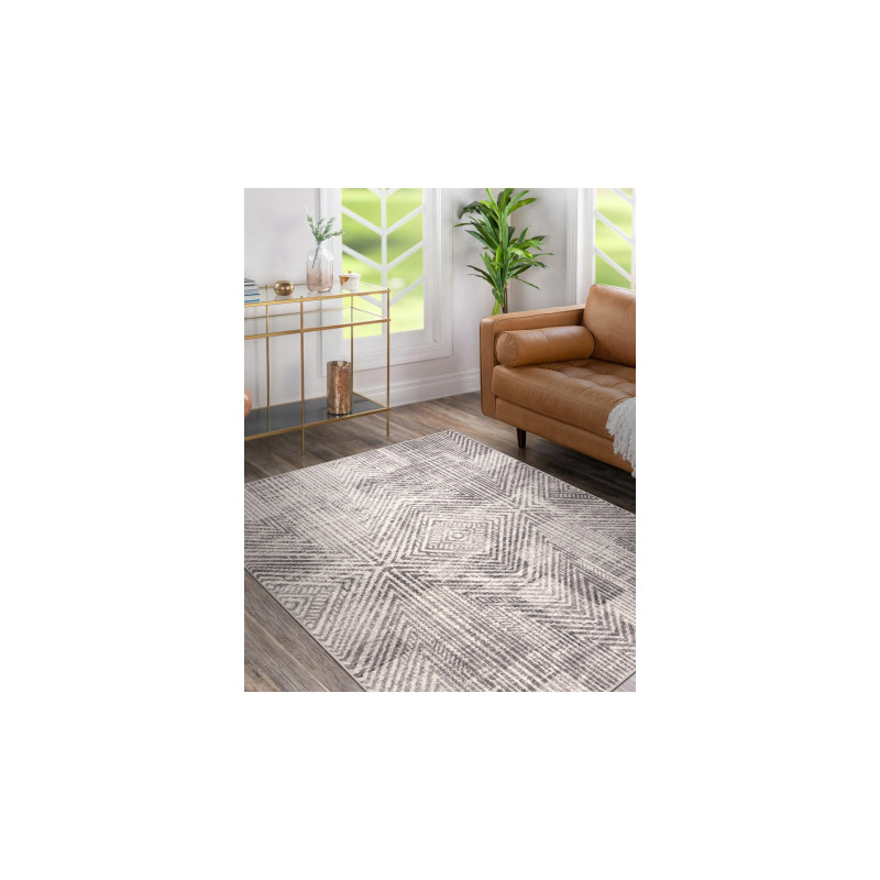 Dywan wełniany ANGEL 7890 / 52042 Jodełka, chevron beż / szary 240x340cm
