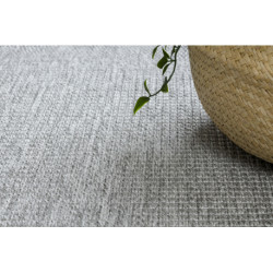 Dywan TIMO 5979 koło SZNURKOWY SIZAL outdoor ramka jasny szary koło 150cm