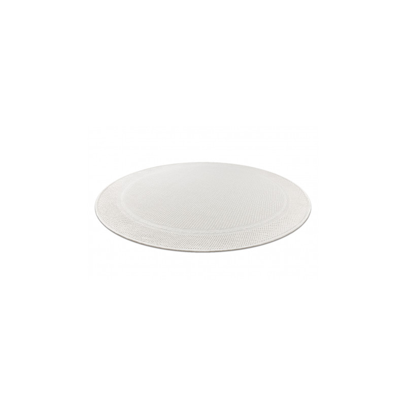 Dywan TIMO 5979 koło SZNURKOWY SIZAL outdoor ramka biały  koło 150cm