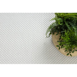 Dywan TIMO 6272 koło SZNURKOWY SIZAL outdoor biały  koło 150cm