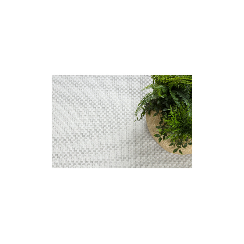Dywan TIMO 6272 koło SZNURKOWY SIZAL outdoor biały  koło 150cm