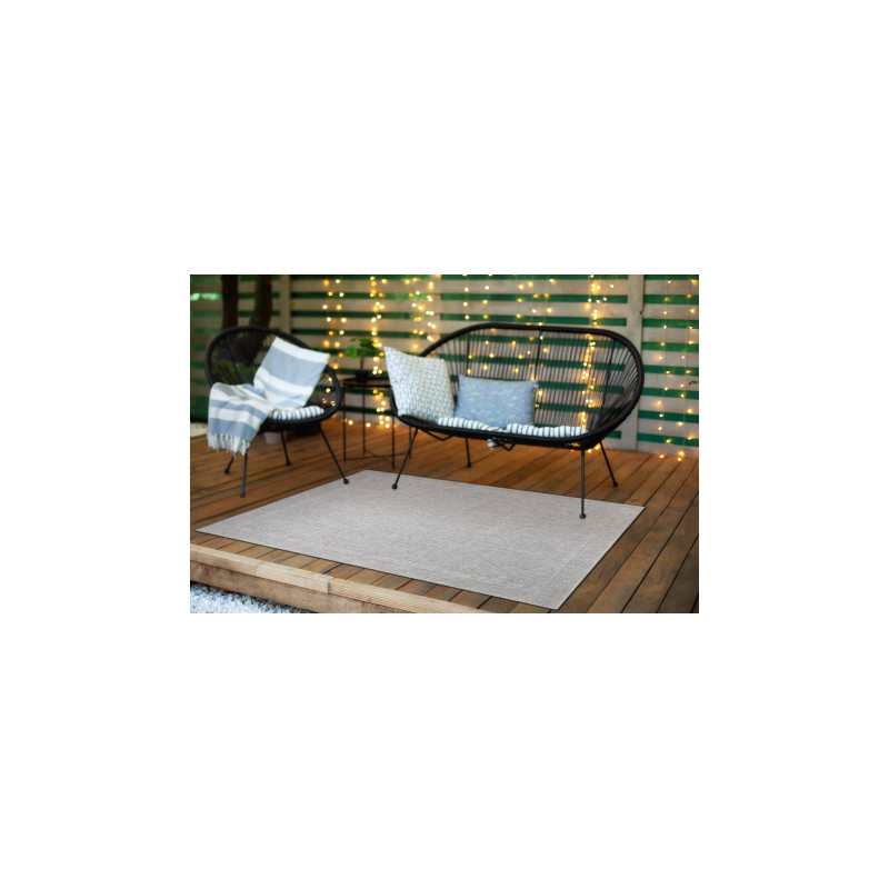Dywan TIMO 5979 SZNURKOWY SIZAL outdoor ramka jasny szary 240x330cm