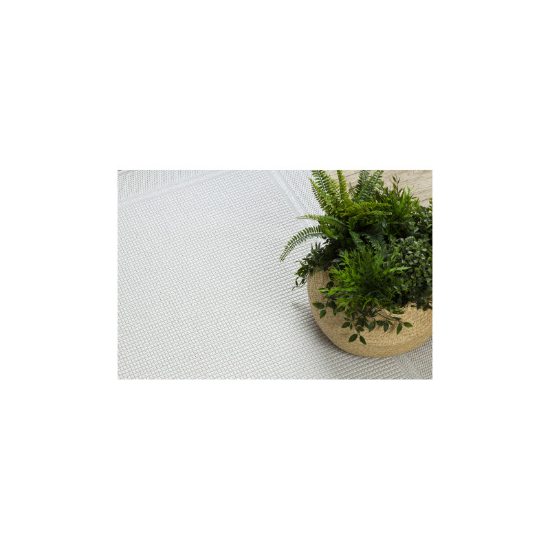 Dywan TIMO 5979 SZNURKOWY SIZAL outdoor ramka biały 60x300cm