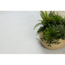 Dywan TIMO 5979 SZNURKOWY SIZAL outdoor ramka biały 70x300cm