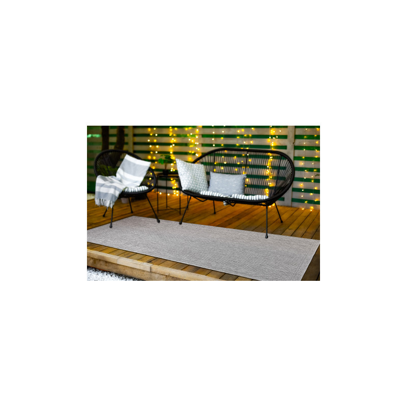 Dywan, chodnik TIMO 5979 SZNURKOWY SIZAL outdoor ramka jasny szary 70x250cm