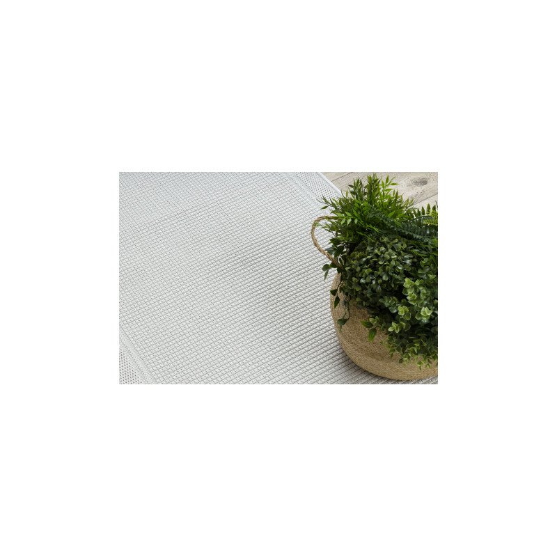 Dywan, chodnik TIMO 5979 SZNURKOWY SIZAL outdoor ramka biały 70x300cm
