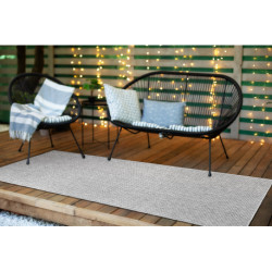 Dywan, chodnik TIMO 6272 SZNURKOWY SIZAL outdoor jasny szary 60x250cm
