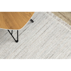 Dywan NANO EO78B Melanż, pętelkowy, płasko tkany biały / szary 120x170cm Dywan NANO EO78B Melanż, pętelkowy, płasko tkany biały / szary 120x170cm