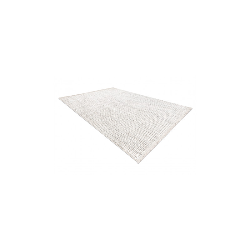 Dywan NANO EO78C Melanż, pętelkowy, płasko tkany szary / biały  80x150cm