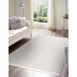 Dywan NANO FH72A Melanż, pętelkowy, płasko tkany biały 200x290cm Dywan NANO FH72A Melanż, pętelkowy, płasko tkany biały 200x290cm