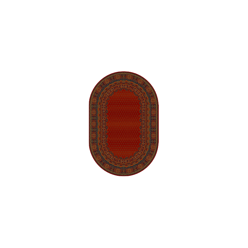 Dywan Dywilan Polonia Baron Burgund 2 Owal
