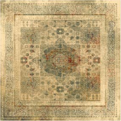 Dywan Dywilan Omega Mamluk Krem kwadrat