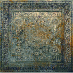 Dywan Dywilan Omega Mamluk Dark Blue kwadrat
