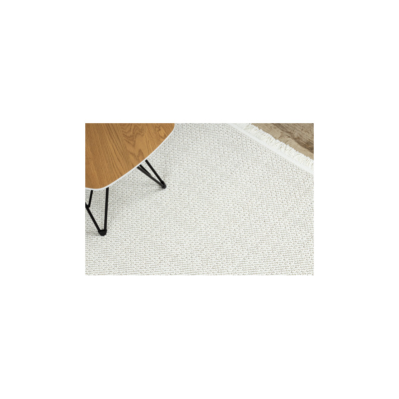 Dywan NANO FH92A Jednolity, pętelkowy, płasko tkany biały 180x270cm Dywan NANO FH92A Jednolity, pętelkowy, płasko tkany biały 180x270cm