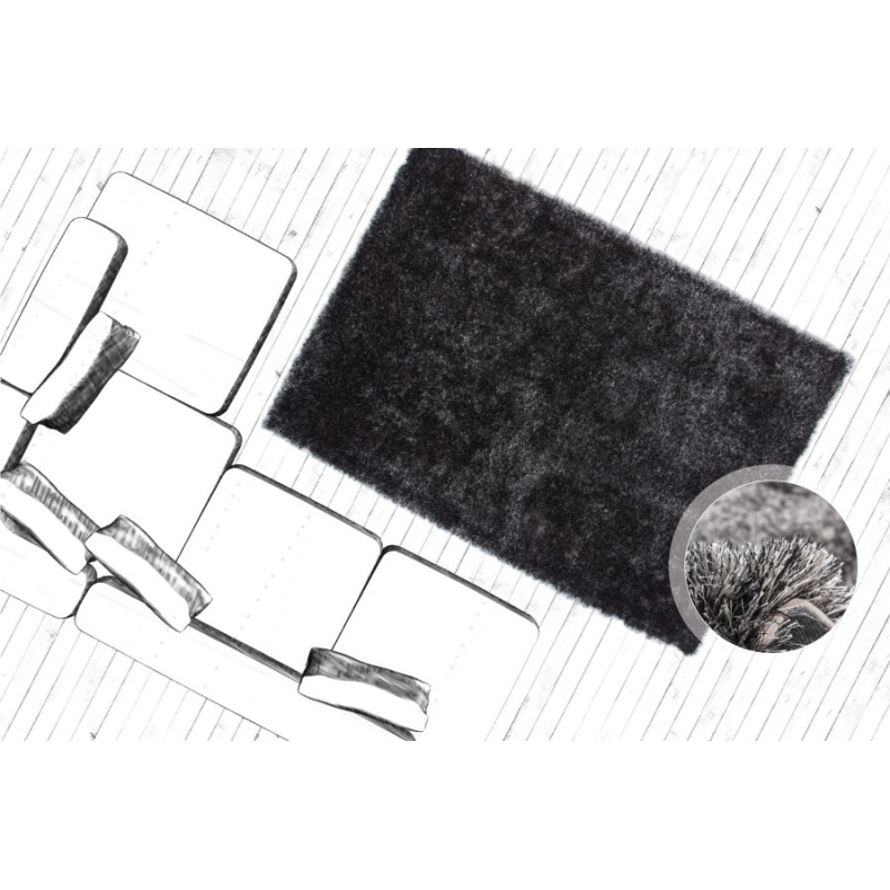 Dywan Ligne Lalee Twist 600 anthracite