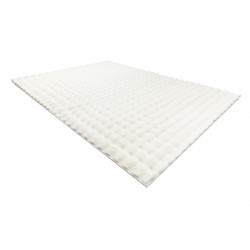 Dywan BUBBLE biały 11 IMITACJA FUTRA KRÓLIKA strukturalny 3D 200x290cm