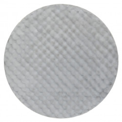 Dywan BUBBLE koło srebrny 21 IMITACJA FUTRA KRÓLIKA strukturalny 3D koło 80cm